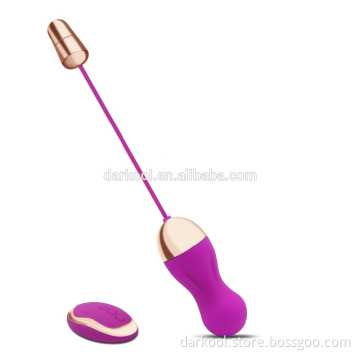 DE030/High Quality Wireless Jump Egg Vibrator Bullet Vibrator Clitoral Anal Toys